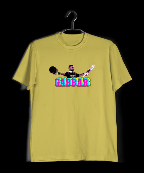 Quirkipedia Gabbar Cricket Sports,     Mens TShirts